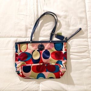 Colorful Coach Purse